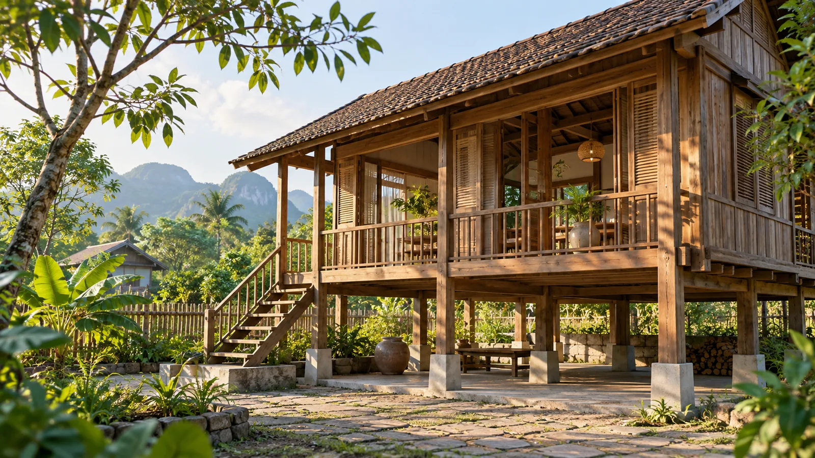 Sàn nâng tạo khoảng tiếp cận bên dưới