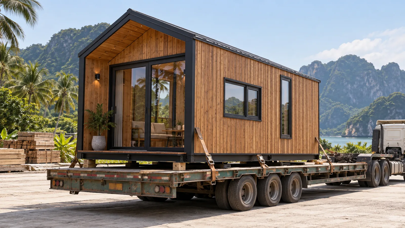 Module được bảo vệ trên phương tiện vận chuyển