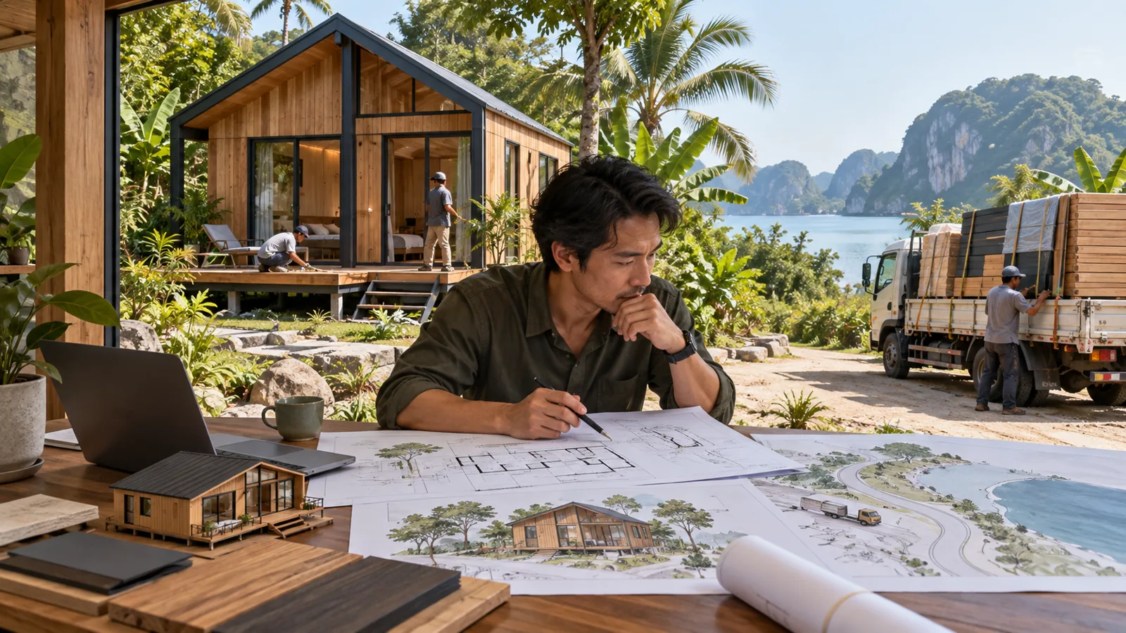 Trao đổi bản vẽ cùng phương án bàn giao