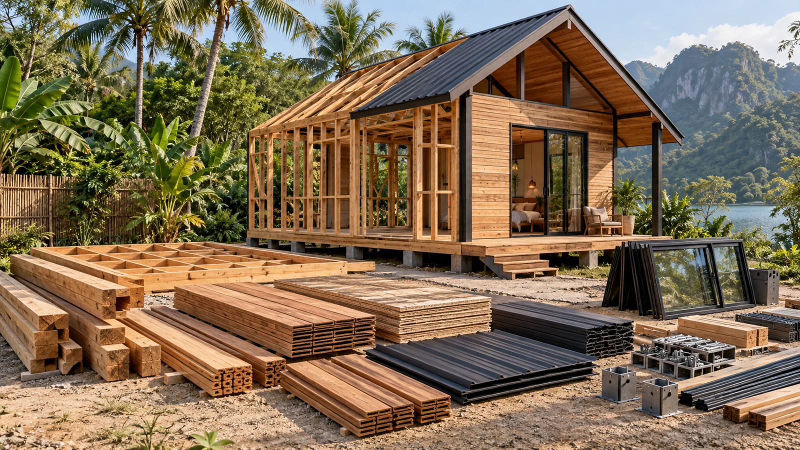 Các nhóm cấu kiện cần tách trong dự toán