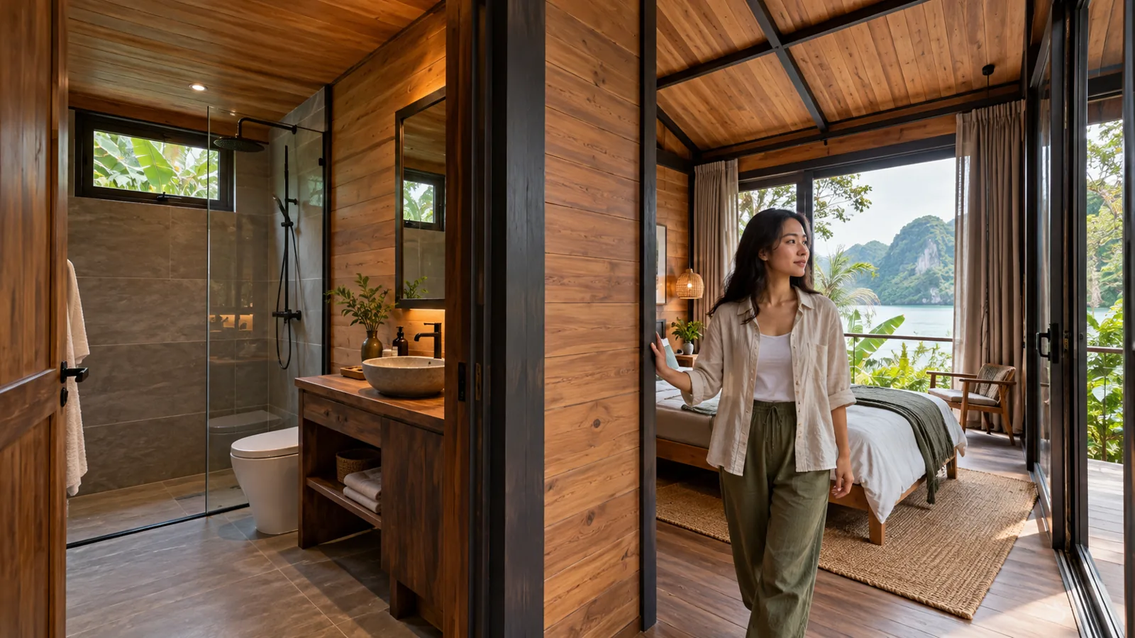 Kiểm tra cửa và khu vệ sinh khi nghiệm thu